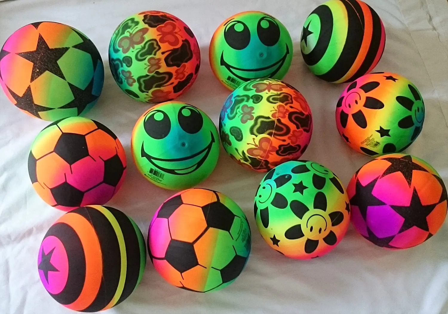 Rainbow balls