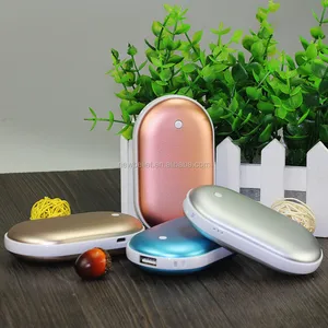 Pebble Rechargeable Hand Warmer Power Bank