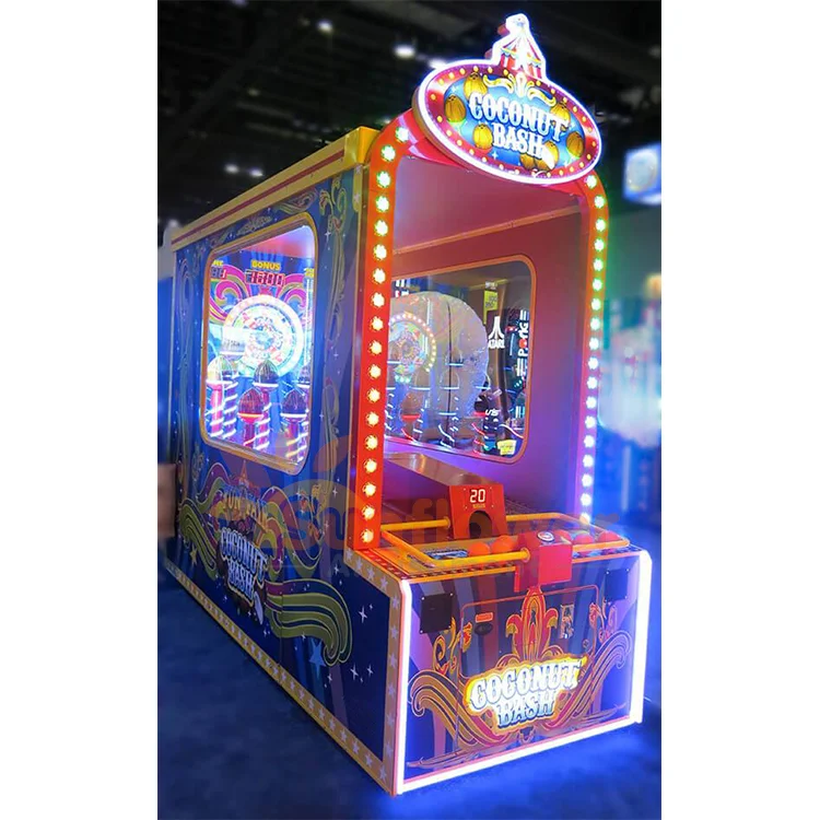 Newest Knock Down Coin Operated Ticket Redemption Arcade Games Coconut Bash Buy 19 Gun Shooting Games Coin Operated Shooting Shooter Game Machine Kids Game Machine Product On Alibaba Com