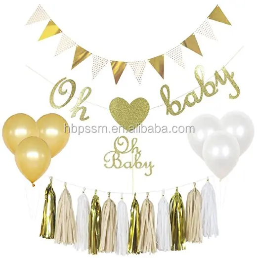 Baby Shower Decorations Gender Neutral Kit Set Boy Or Girl Unisex