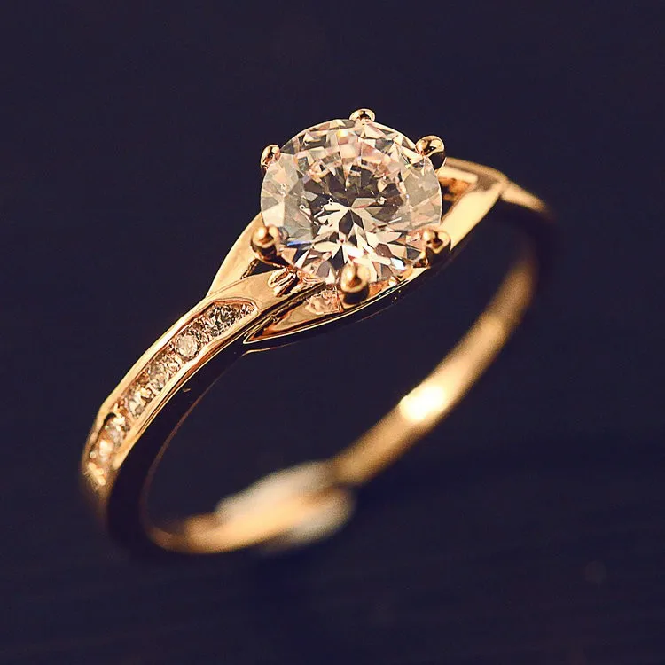 

Famous wedding charm crystal jewelry designer cheap diamond gold ring, N/a