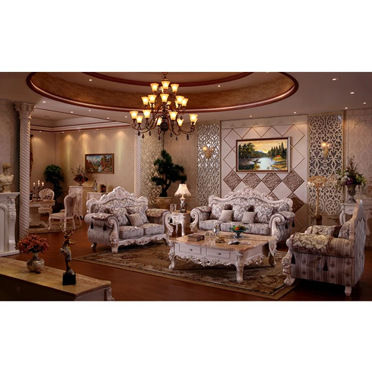 European Style Luxury Living Room Furniture Sofa Set - Buy European