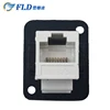 Hot selling high quality white TIA/EIA586B IEC11801 cat5e RJ45 female socket