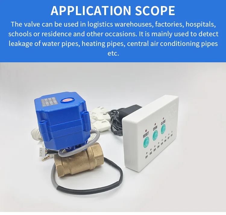 Water Leak Detection With Sensor And Valve For Smart Home Buy Water