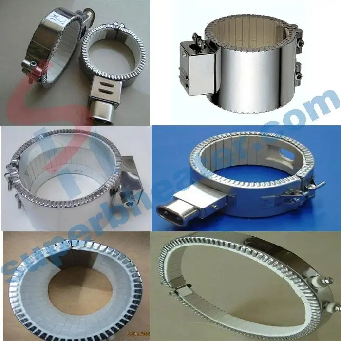 High Temperature Stainless Steel Ceramic Band Heater Electric Heating