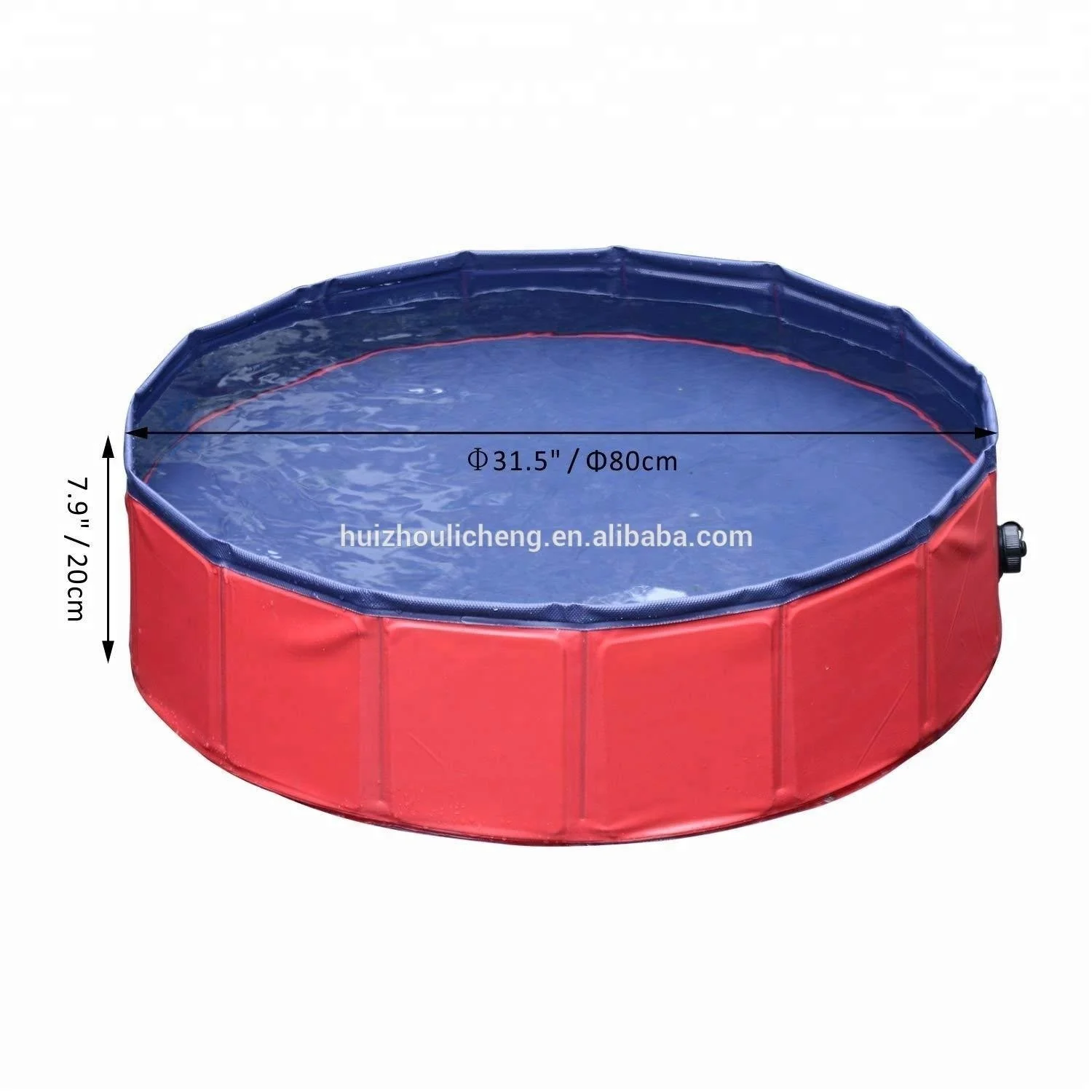 

Cleaning Tool Dog Wash Bathing Tube Foldable Paddling PVC Pet Swimming Pool