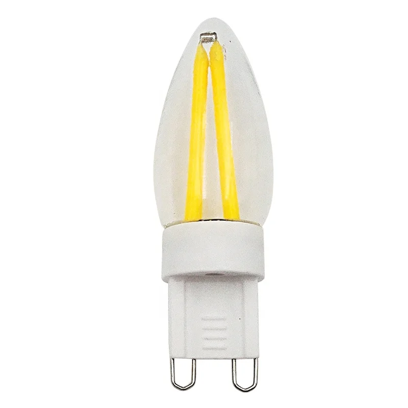 G9 3W B15 clear glass cover high brightness LED small filament bulb lamp