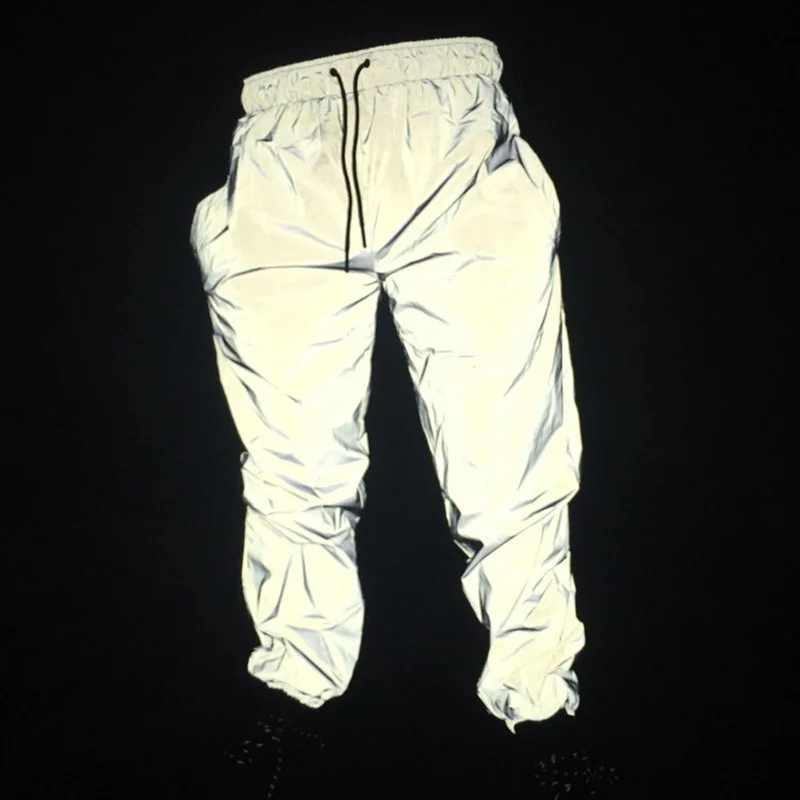 

Wholesale Hip Hop Blank Reflective Pants For Men, Multi-color optional