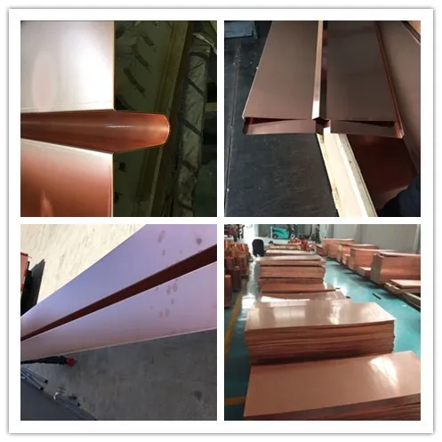 copper water stop plate