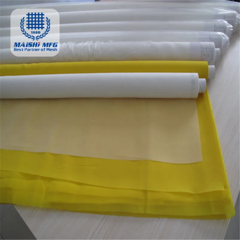 
100% polyester mesh silk printing mesh for machine printing 