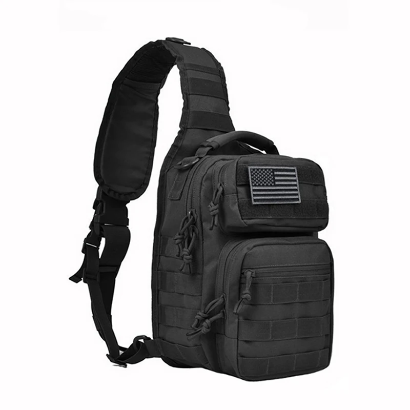 Tactical Sling Bag Military Backpack Pack Rover Shoulder Molle Assault Range EDC