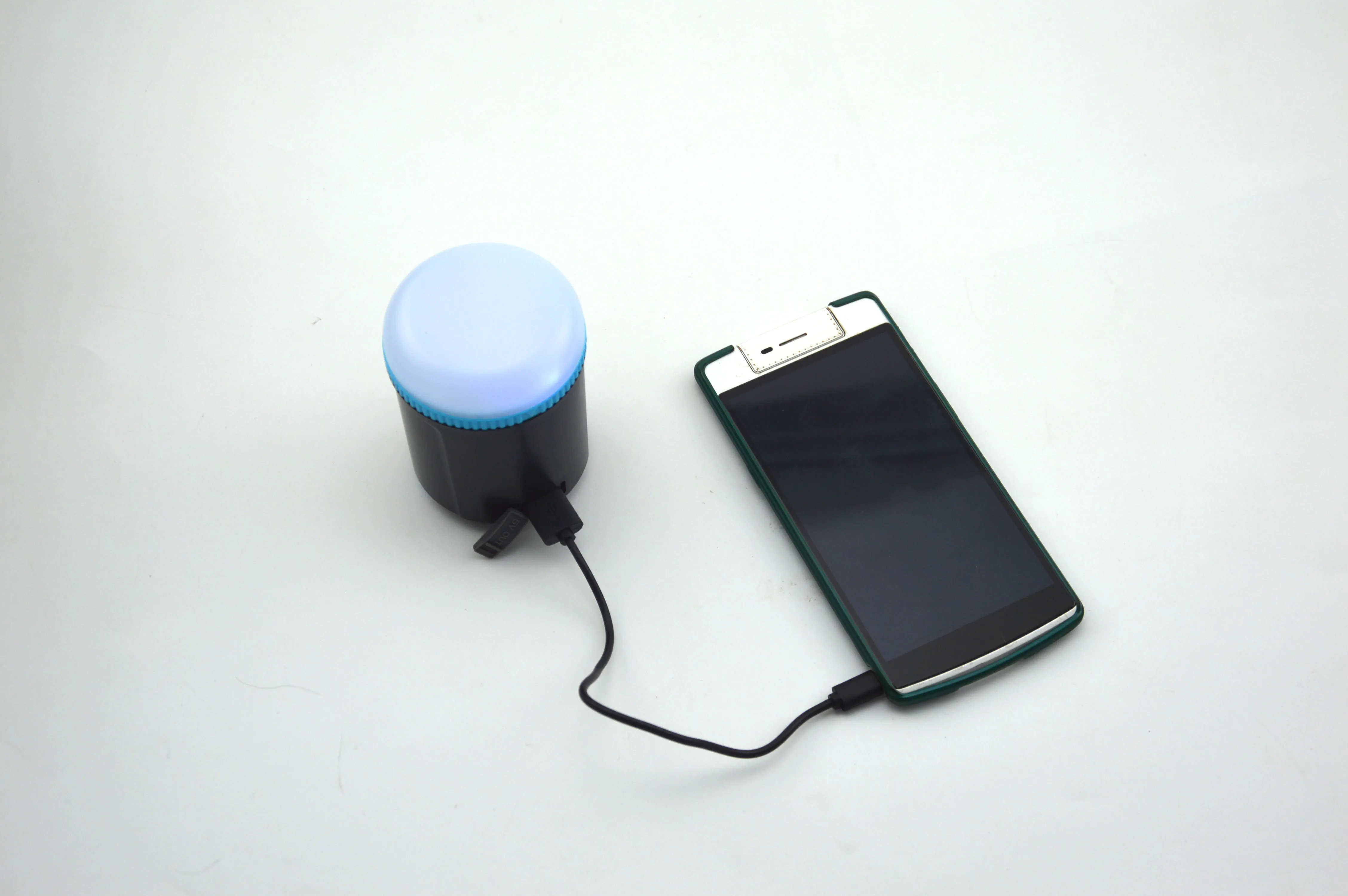 防水野营照明可充电 led 灯笼便携式移动电源手机充电器
