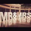 Wedding decoration lights, giant 3d LED light up marquee letters MR & MRS letters