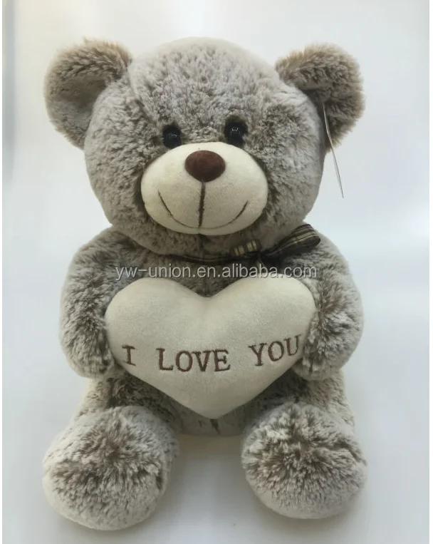 giant teddy bear with love heart