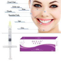 

2019 injectable hyaluronic acid dermal filler cross linked hyaluronic acid 1ml