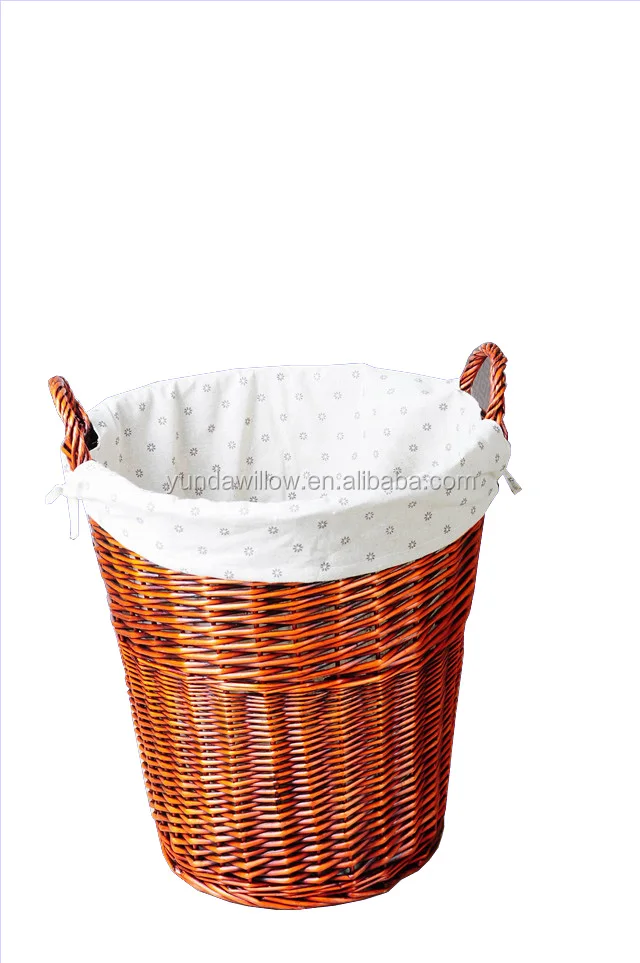 wicker collapsible laundry basket divided basket