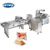 Ice Cream Two lines 3+2 Sandwich Biscuit Maker Making Machine Flow Packing Machine Snack Manufacturer