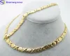 Pretty 18K Gold Plated X Shaped Beads Stainless Steel Jewelry Set