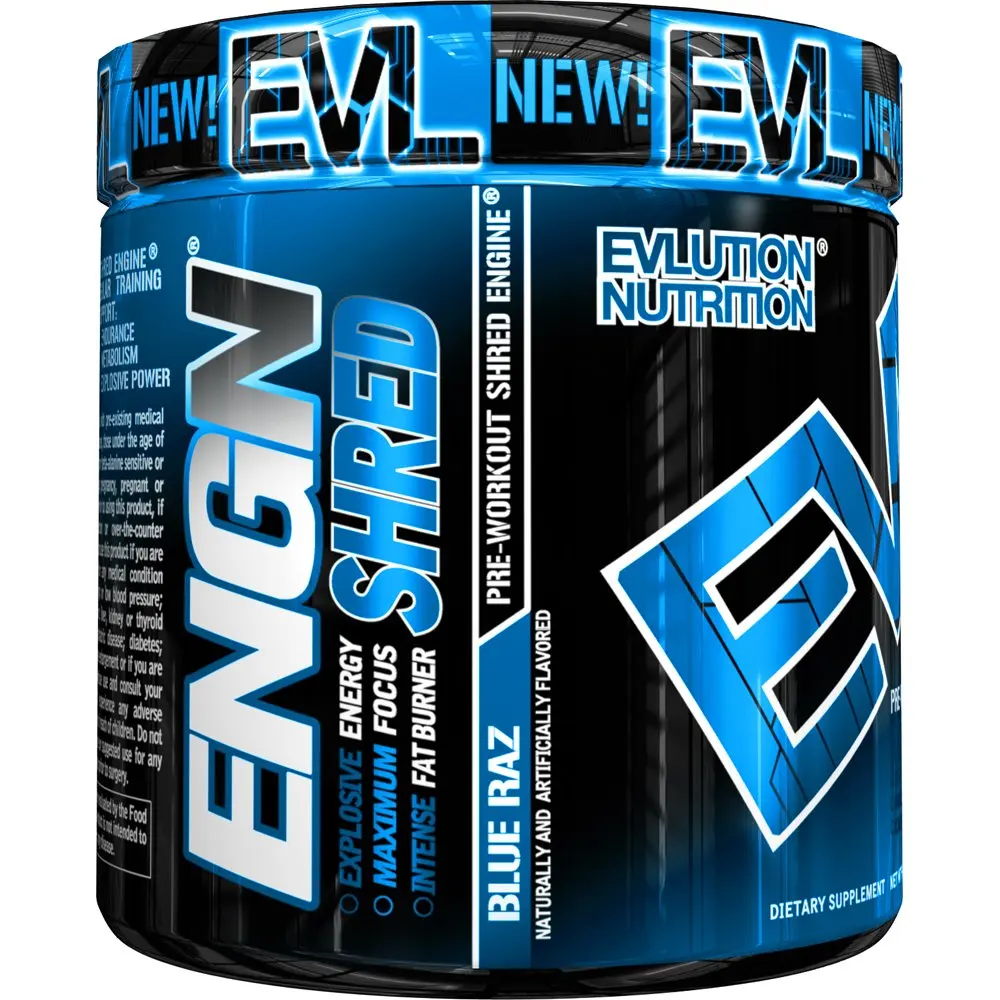 34.99. Evlution Nutrition ENGN SHRED Pre workout Thermogenic Fat Burner Pow...