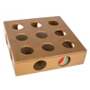 intelligence wooden cheap scratching cat toy with zhejiang factory price