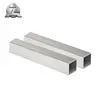 40mm x 40mm x 2mm silver aluminium extrusion alloy square tube
