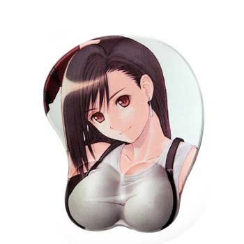 Hot Selling Silicone Gel Custom Gaming 3d Anime Cartoon Girl Big