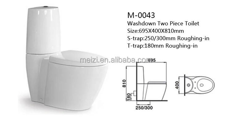 Sanitary ware two piece ceramic indian bathroom new design toilet