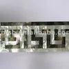 Wall tiles black&white mop shell mosaic tile border