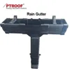 7 inch high quality Square 100 % New pvc rain gutter malaysia / philippines