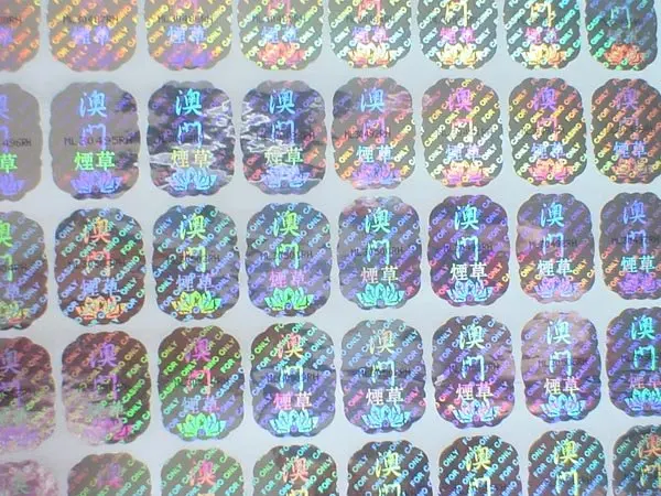 Manufacturers supply latest, complete holographic stickers