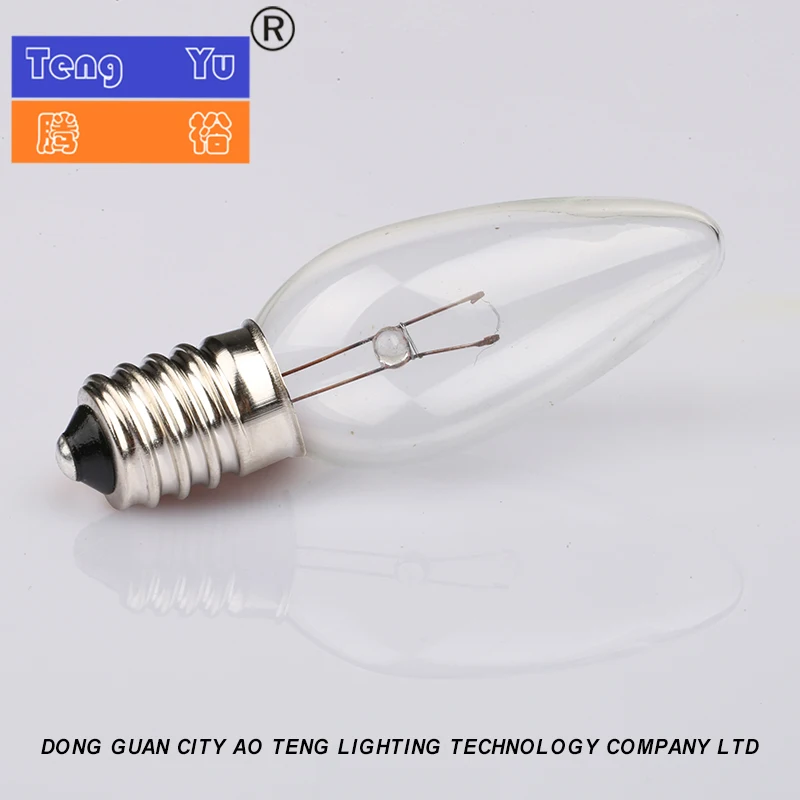 E10 C6 Candle Bulb 12v3w,23v3w,34v3w Christmas Replacement Bulb Buy