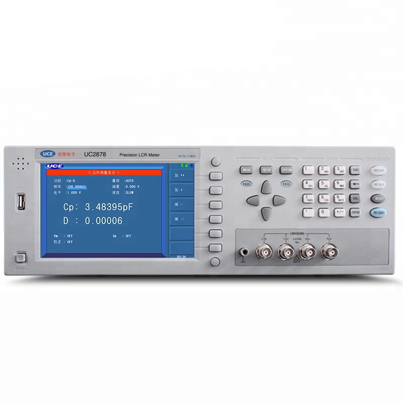 
UC2878 High Frequency LCR Digital Bridge Meter Low Price 1MHZ RCL Tester 