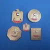 Custom difference shape of badge emboss logo soft enamel eagle design matel badge in stock