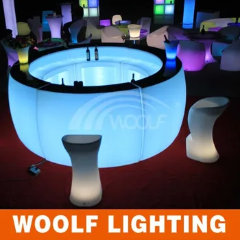 Fashionable S Shaped Lighted Led Bar Counters Woolf Lighting Buy Reception Desk Illuminated Bar Counter Portable Salon Chair Cube Coffee