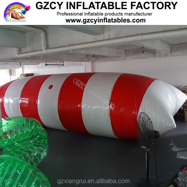 inflatable water launch pad