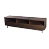 Classic Antique Solid Wood I Shaped TV Stand Cabinet