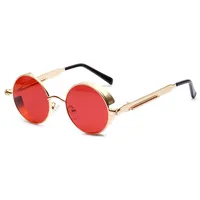 

Classic lentes de sol Brand Red lens round Sun Shade sun Glasses for Men