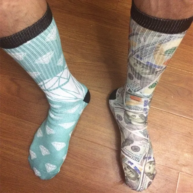 
Make Your Own Sublimation Socks Custom Made Digital Print Socks, Bulk Wholesale Spandex Polyester Cotton Custom Sublimated Socks 