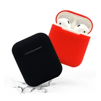 

bluetooth earphone holder for airpods silicone case cover shockproof protective skin for apple airpod charging cases protector