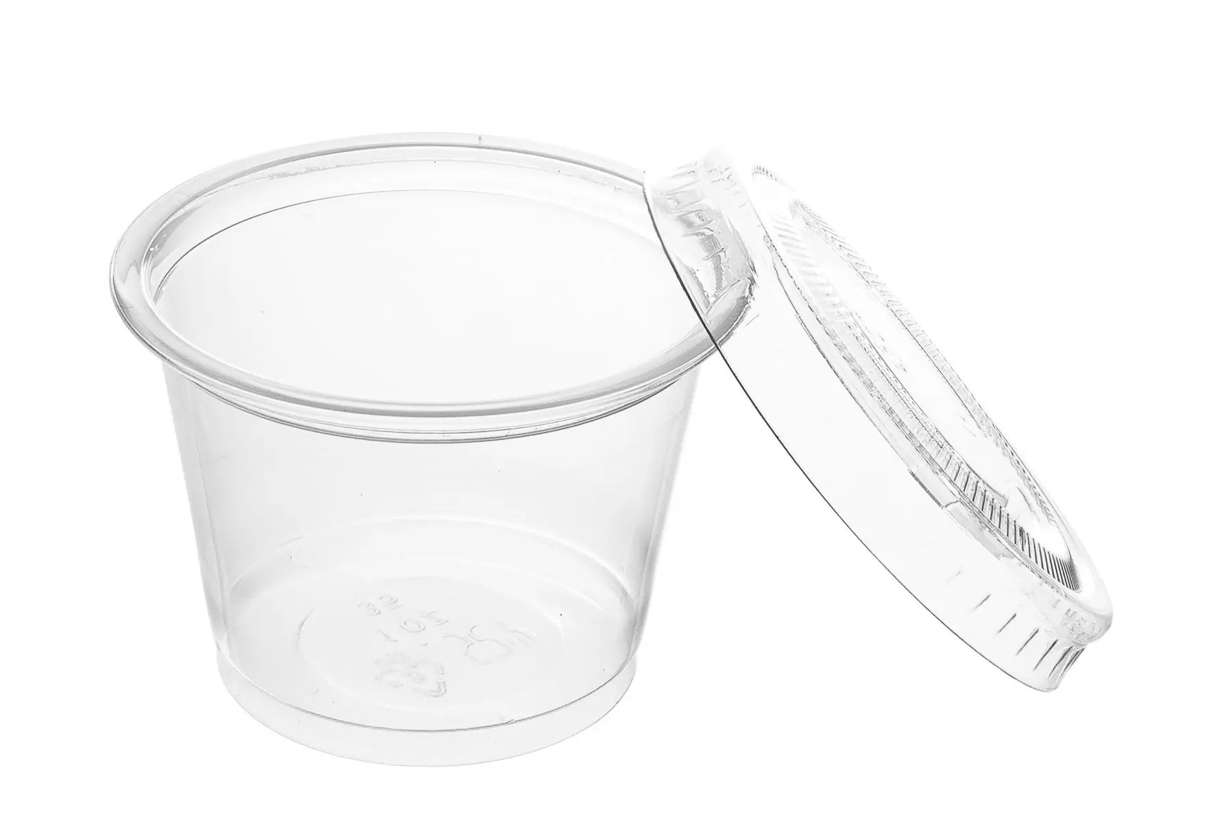 200 Cups Jello Shot Disposable 4 oz Plastic Portion Cups Without Lids Souffl/é Portion Crystalware 200 Cups Clear Sampling Cup Condiment Cup