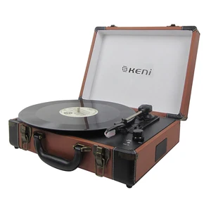 3 Speed Nostalgic Electronic Gramophone Record Player
