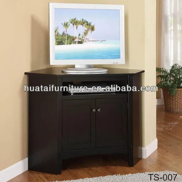 Black Corner Tv Stand With Two Doors Buy Corner Tv Stand For Flat Screens Tv Stand With Wheels Tv Stand With Bookcase Product On Alibaba Com