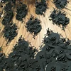Wholesale beaded black white feather wedding dresses fancy stretch overlay embroidered material online lace fabric