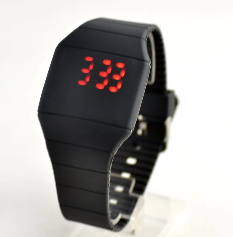 

ODM logo digital sports touch screen silicone led watch, Various colors for your choice, any pms colors are accepted.