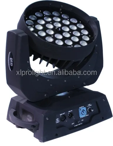 disco stage rgbwa uv 6in1 36pcs 15w led wash moving head light