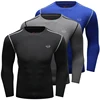 Wholesale Custom Gym T Shirt Men Long Sleeve Base Layer Shirts