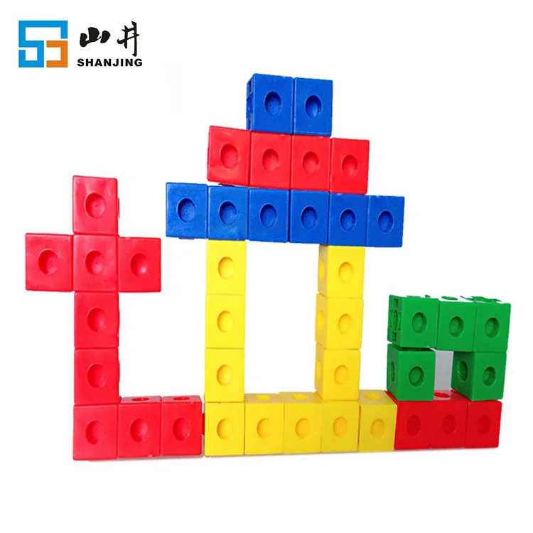 plastic building cubes
