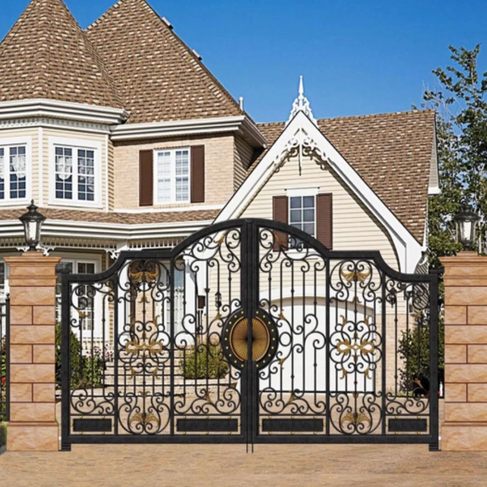 House Iron Gate Design / Steel Sliding Gate / Aluminum Fence Gate