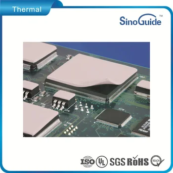 low oil bleed thermal conductive fiberglass silicone gap filler thermal conductive sheet