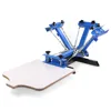 4 Color 1 Station Silk Screen Printing Machine Cutting Manual Print Equipment
